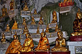 Inle Lake Myanmar. Pindaya, the famous Shwe Oo Min pagoda, a natural cave filled with thousands of gilded Buddha statues. 